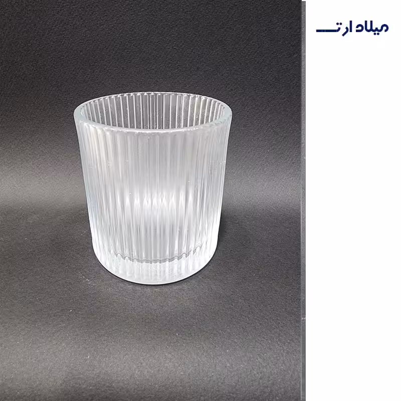 لیوان شیار دار مات ارتفاع8قطر8