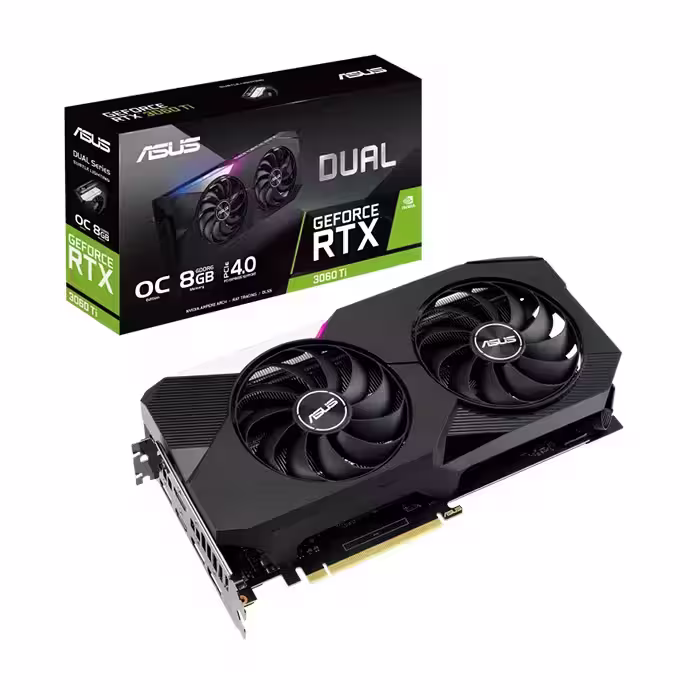 کارت گرافیک ایسوس Dual GeForce RTX 3060 TI OC Edition 8GB