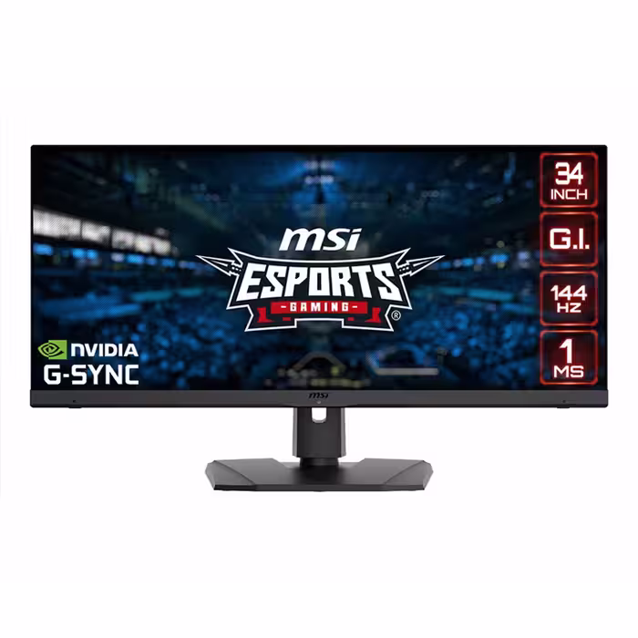 مانیتور 34 اینچ ام اس آی Optix MPG341QR 144hz 1Ms IPS