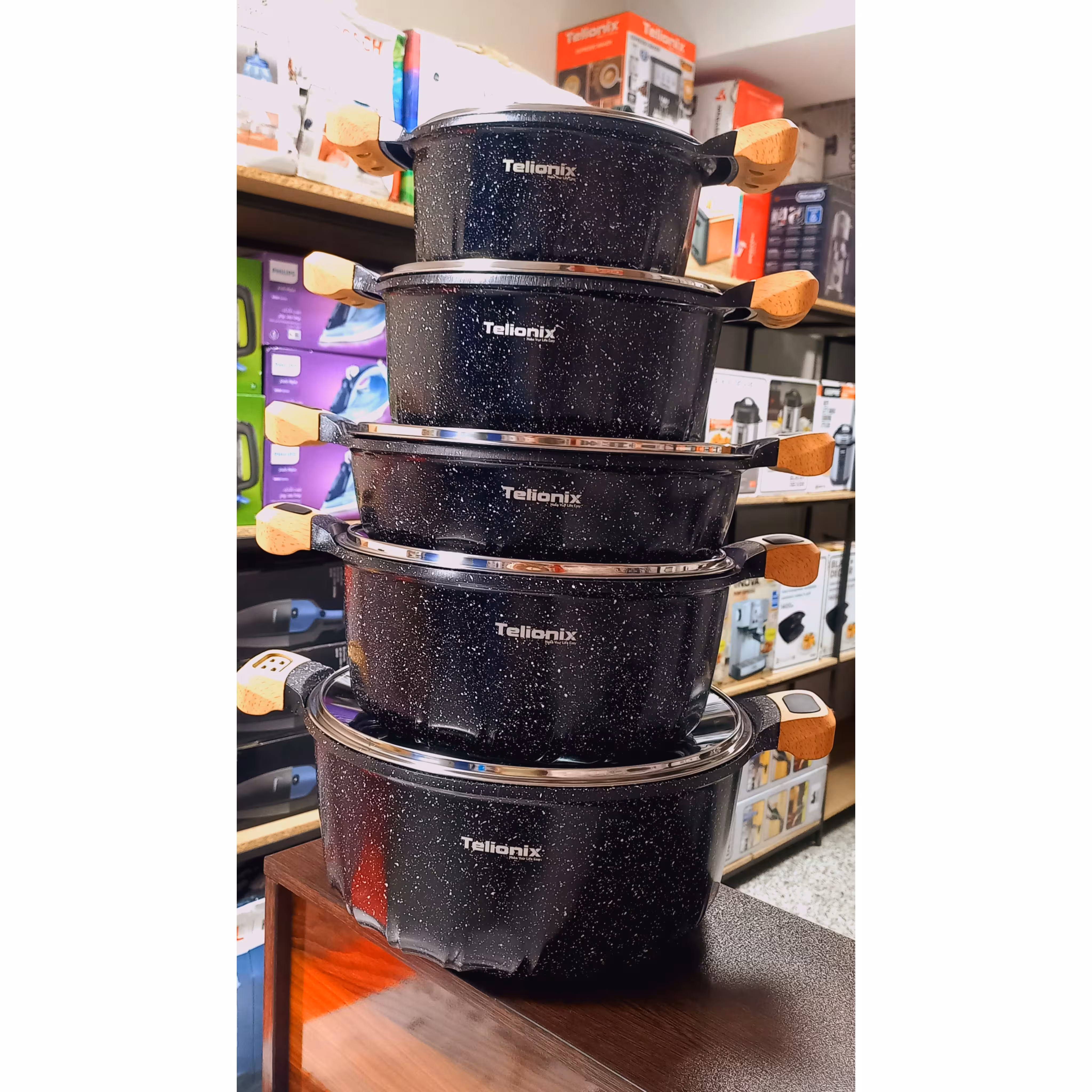 سرویس قابلمه 17 پارچه تلیونیکس مدل TGC5704 ارسال فوری تهران