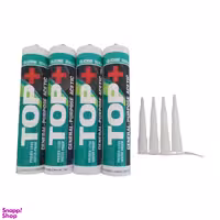 چسب سیلیکون غفاری مدل تاپ پلاس مجموعه 4 عددی