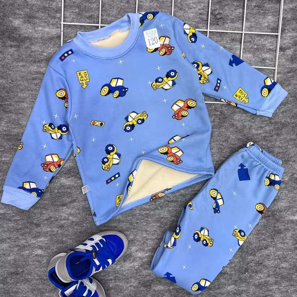 ست بلوز و شلوار توخز طرح ماشین سایز 4 سال