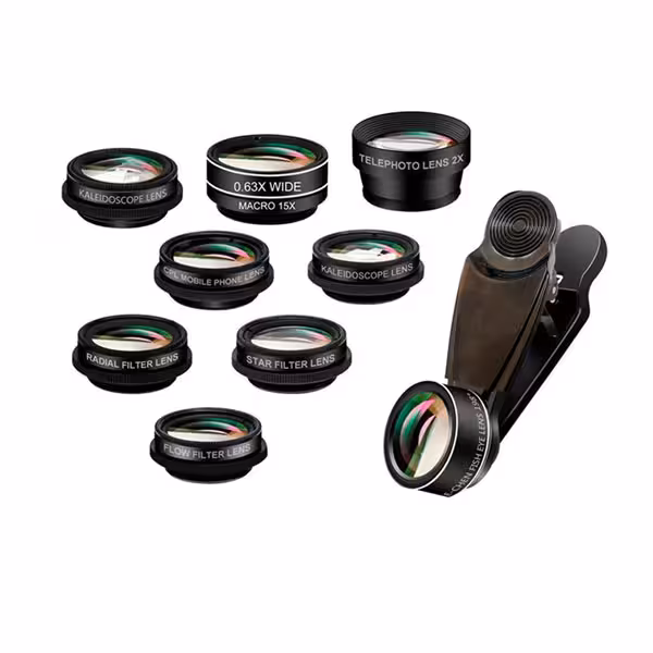 لنز کلیپسی موبایل مدل XH-1001 مجموعه 10 عددی