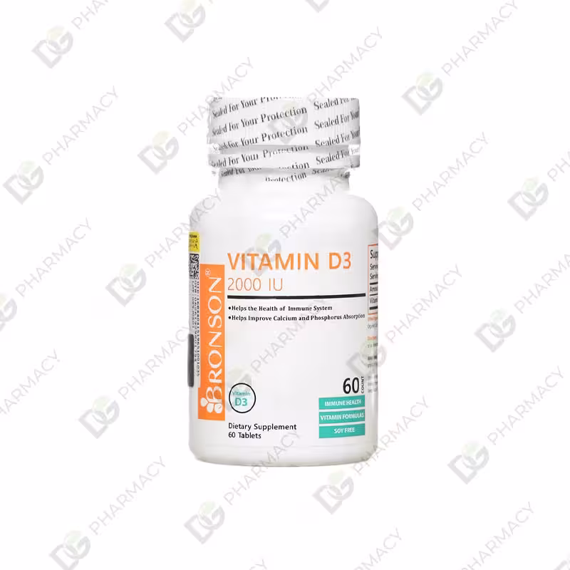 ویتامین د3 برونسون 2000 واحد|Bronson Vitamin D3 دیجی فارماسی