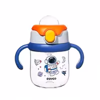 لیوان نی دار و دسته دار رووکو Rovco حجم 300 میلی لیتر