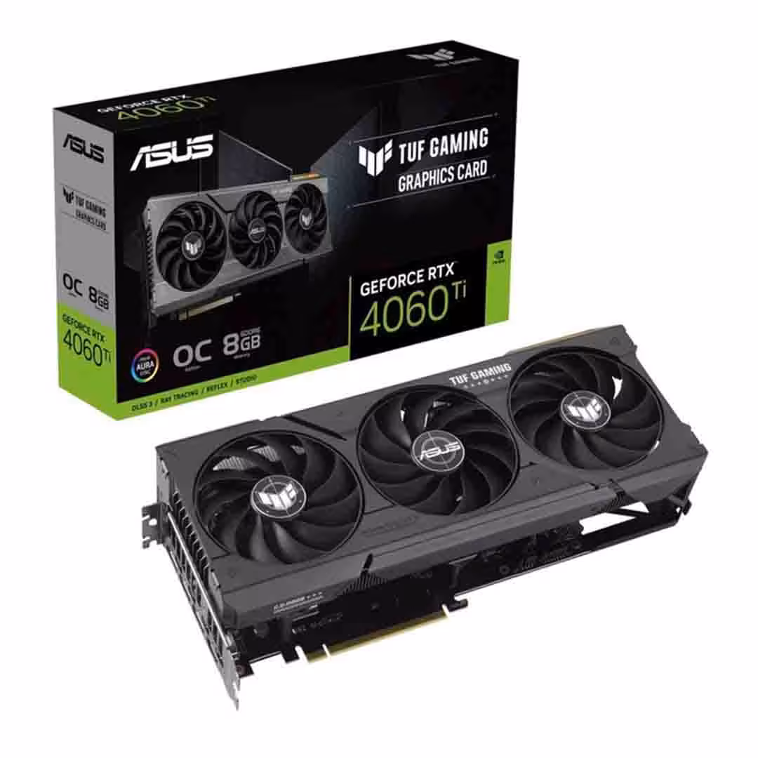کارت گرافیک ایسوس Tuf Gaming Geforce RTX 4060 Ti Oc 8GB GDDR6 - کامپیوترچی