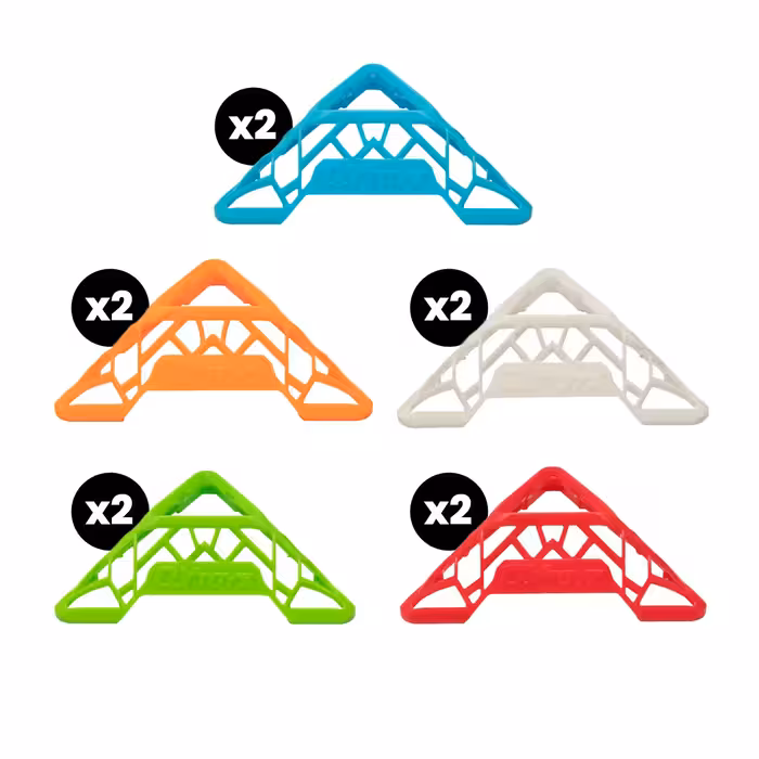 پک 10 تایی پایه روبیک کای وای (سبز،قرمز،آبی،نارنجی،سفید)