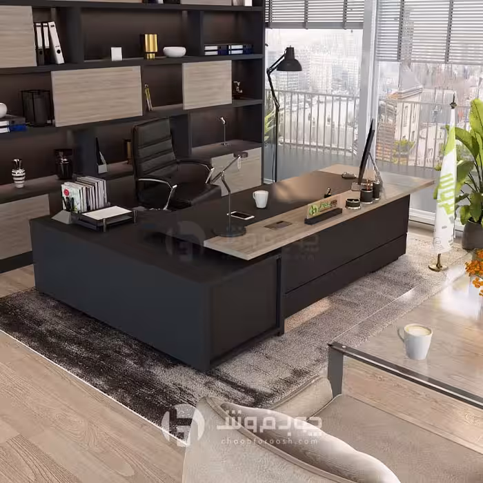 میز مدیریت چوب فروش کد MT500