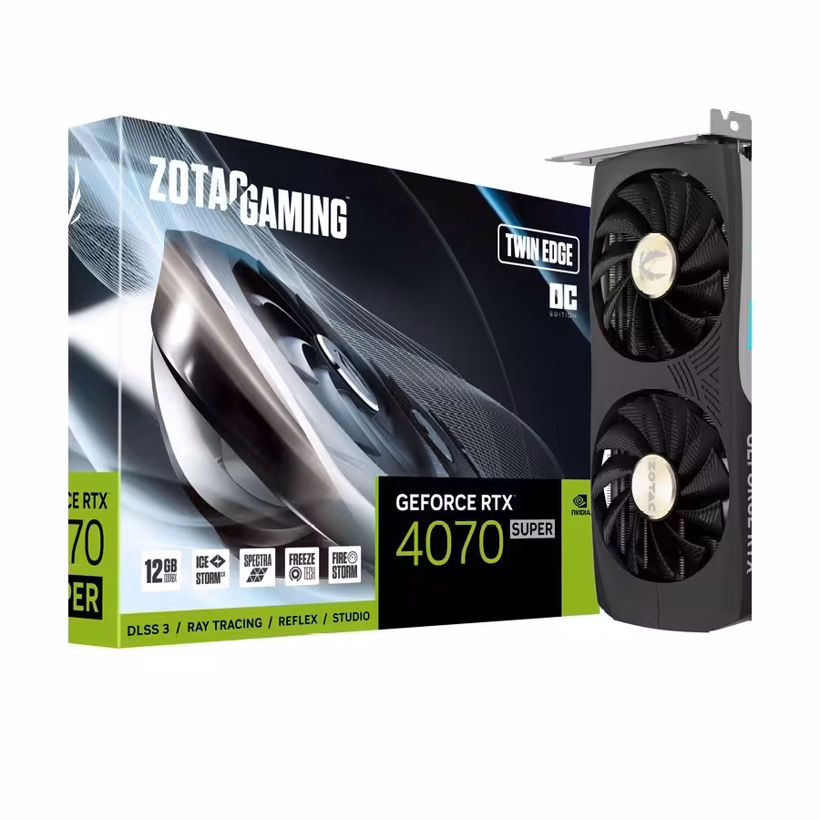 کارت گرافیک زوتک ZOTAC RTX 4070 SUPER Twin Edge 12GB OC