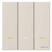 Avent – کلید روشنایی هوشمند – سه پل – Zigbee 3.0 – L N – سفید