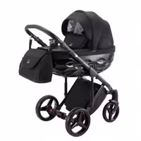 کالسکه آدامکس چانتال سوپر لوکس  مشکی بدنه مشکی چنتل 4 تکه  ADAMEX CHANTAL V213 / BLACK & BLACK
