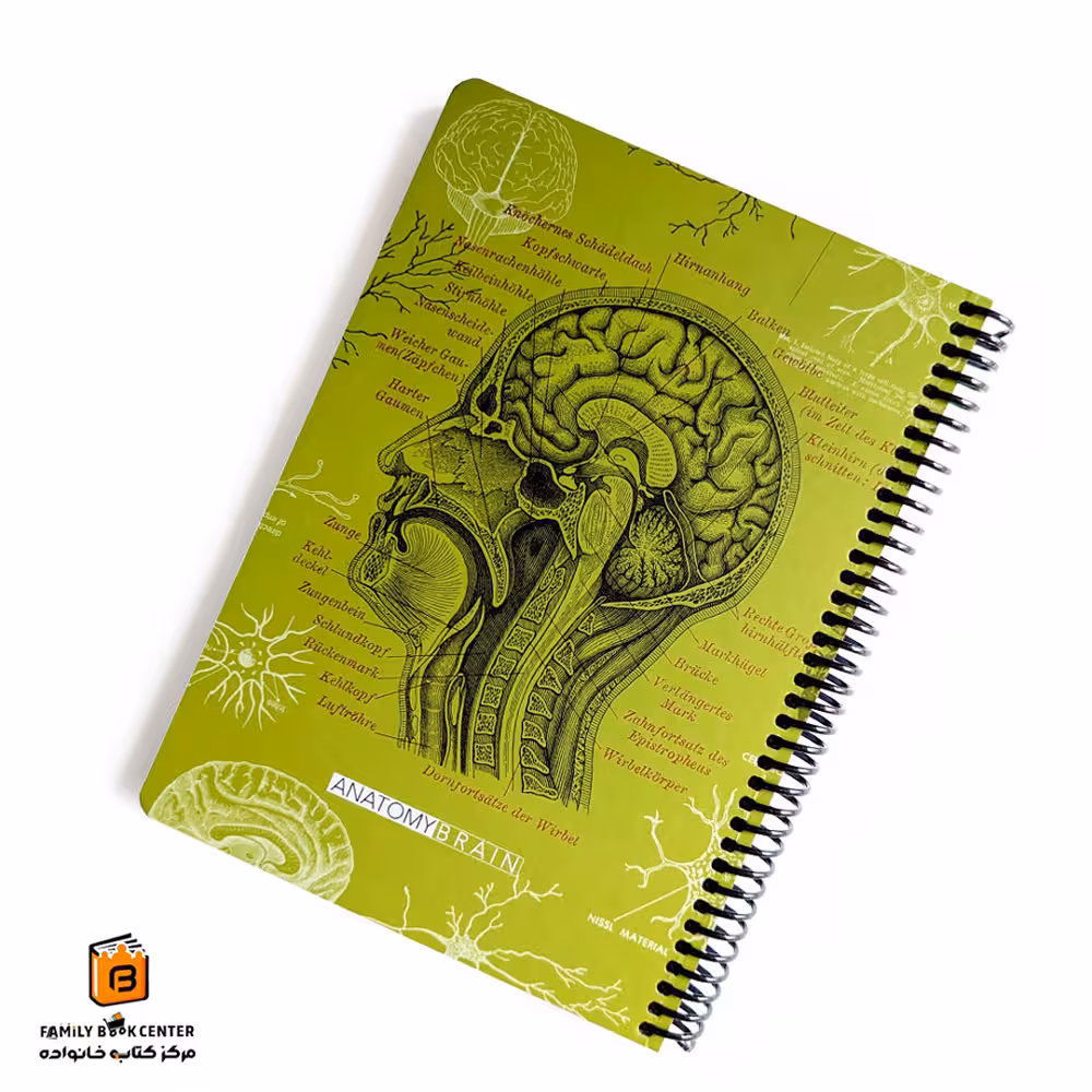 دفتر خط دار طرح مغز دات نوت (dotnote)