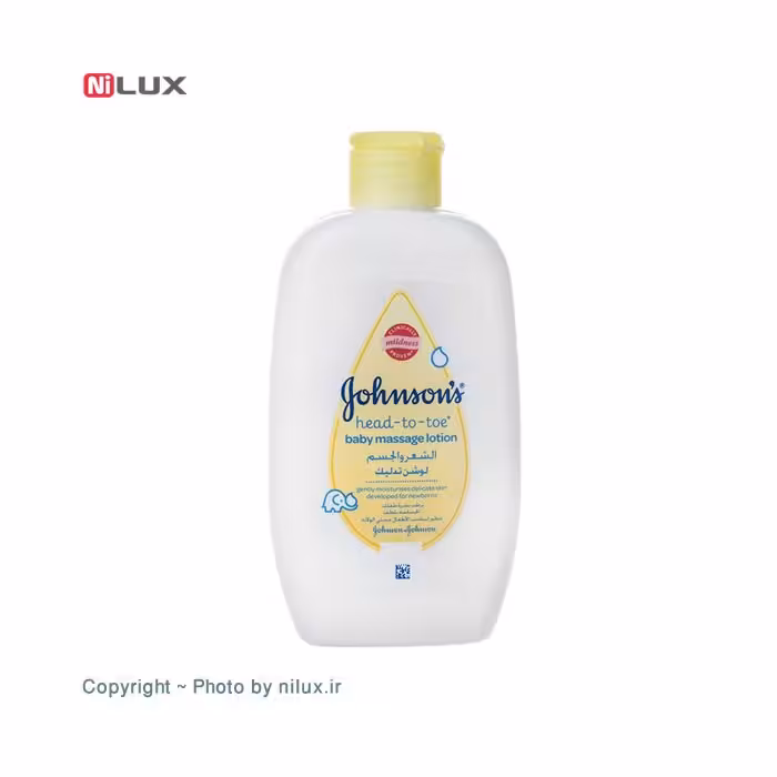 لوسیون ماساژ بدن کودک جانسون حجم 500 میلی لیتر