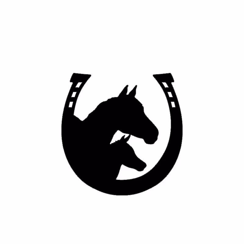 برچسب طرح نعل اسب کد 2763