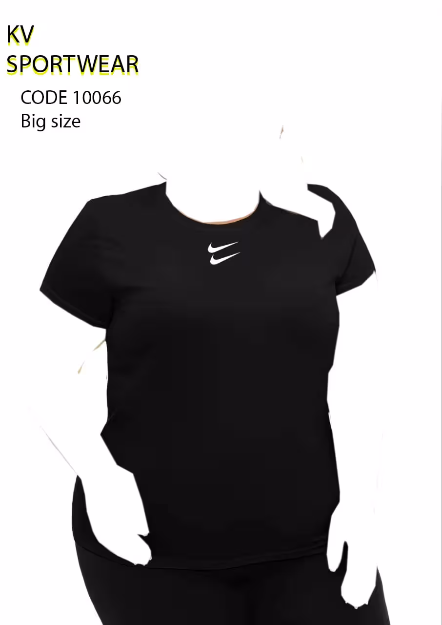 تیشرت سایز بزرگ ورزشی زنانه NIKE کد 0021