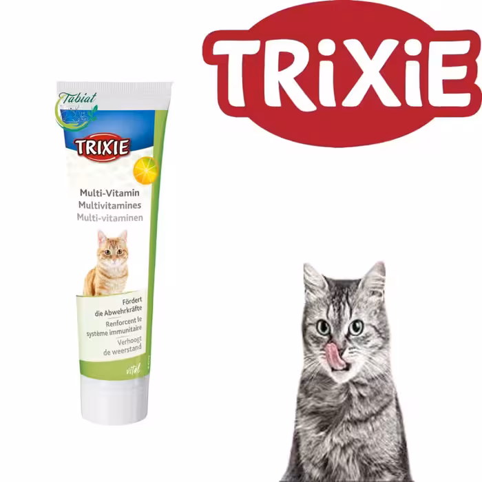 خمیر مولتی ویتامین گربه بالغ برند تریکسی