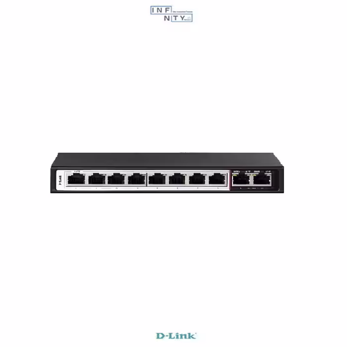 سوییچ شبکه D-LINK دی لینک مدل DES-F1010P-E