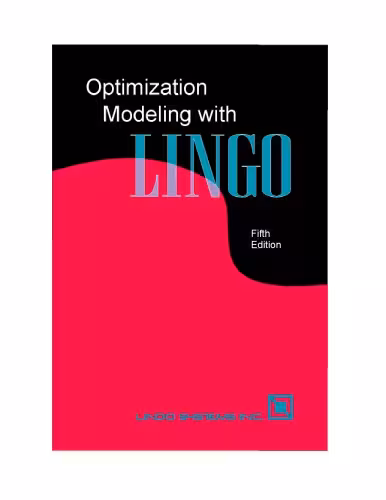 خرید و دانلود نسخه کامل کتاب Optimization Modeling with LINGO