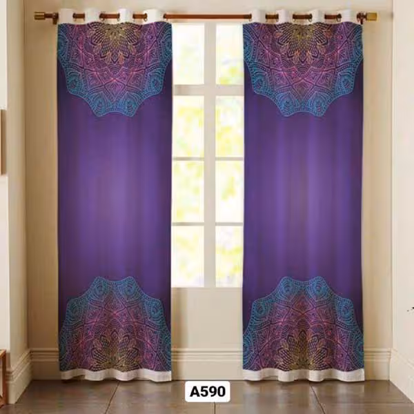 پرده چاپی مدرن کد A590