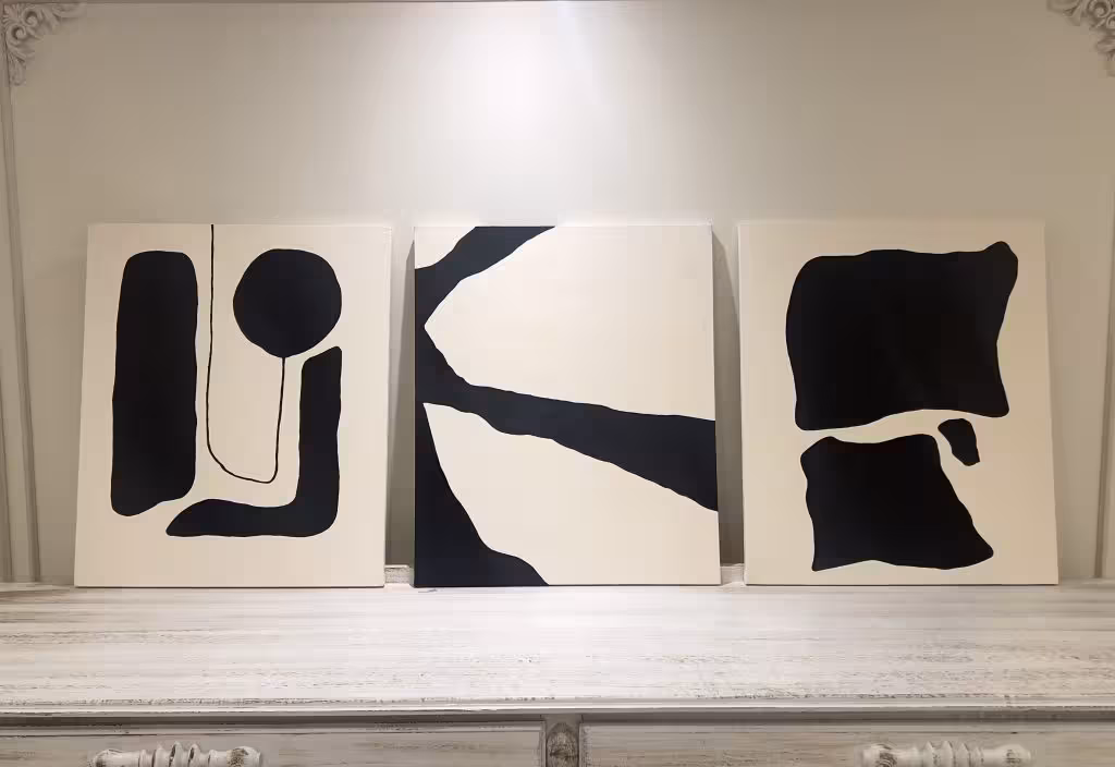 تابلو سه تیکه دکوراتیو 60*50