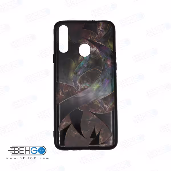 قاب A20s کاور سامسونگ A20 s قاب فانتزی گوشی سامسونگ A 20 s با عکس بنفش،مشکی طرح 9 محافظ مناسب ا20 اس  گوشی موبایل سامسونگ New Purple and Black Case For Samsung A20s