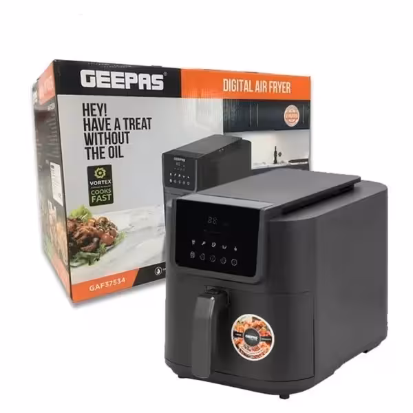 سرخ کن 8 لیتری جیپاس مدل GAF37534 | سرخ‌کن بدون روغن با ظرفیت بزرگ