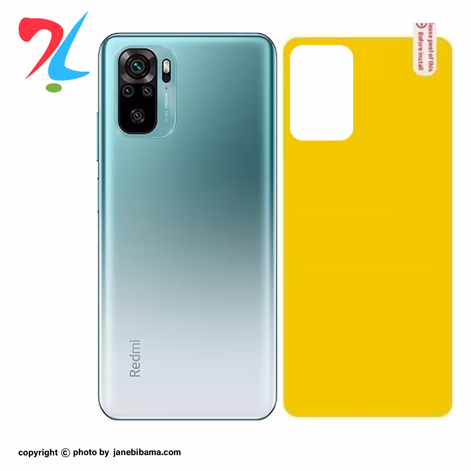 برچسب محافظ پشت گوشی شیائومی xiomei note10 4g