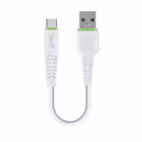 کابل شارژ USB به USB-C بودی مدل DC150T02 طول 0.2 متر