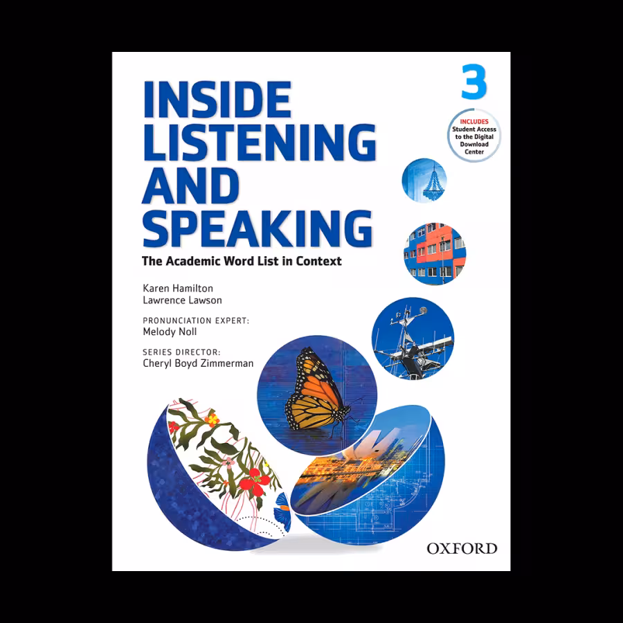 کتاب Inside Listening And Speaking 3 (2nd)  چاپ سیاه و سفید