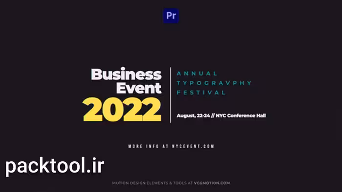 دانلود پروژه آماده پریمیر پریست متن ها بیزینسی Business Text Presets - پک تول