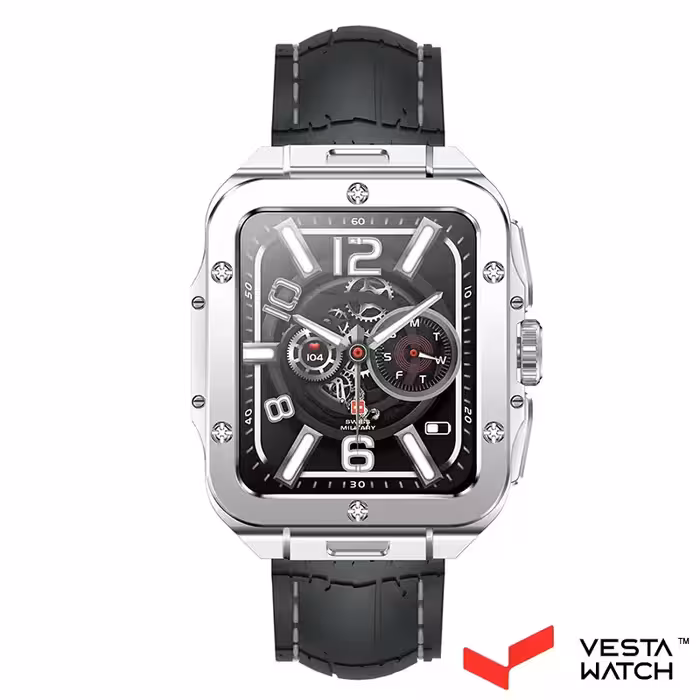 ساعت مچی هوشمند سوئیس میلیتاری SWISS MILITARY مدل Alps2-SLFrame-GRYSiliconSt