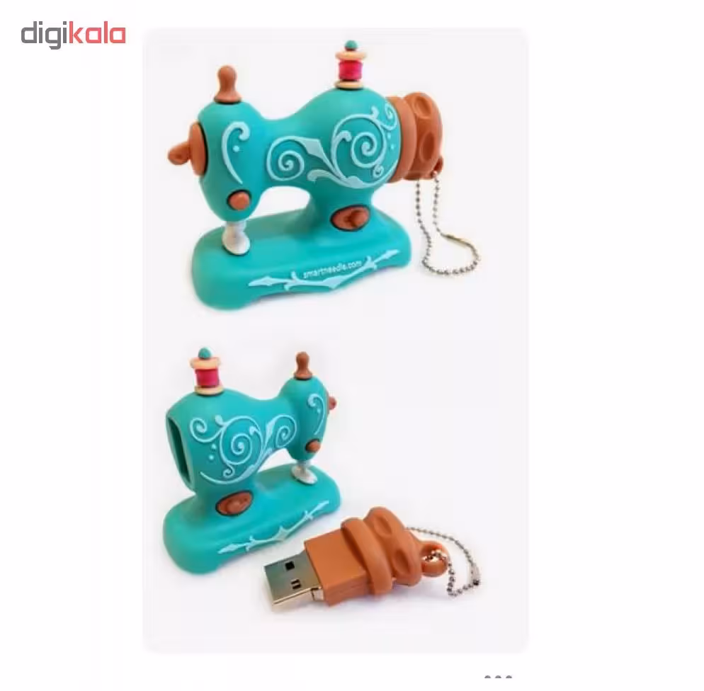 فلش مموری طرح چرخ خیاطی مدل Ul-Pv-SewMechi01 ظرفیت 16 گیگابایت