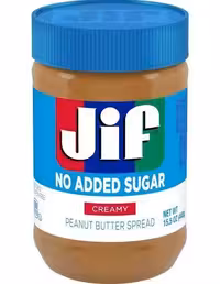 کره بادام زمینی رژیمی (بدون شکر) جیف 450 گرم