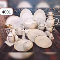 سرویس چینی پردیس نیو بن چاینا 114 پارچه 12 نفره کد 4001