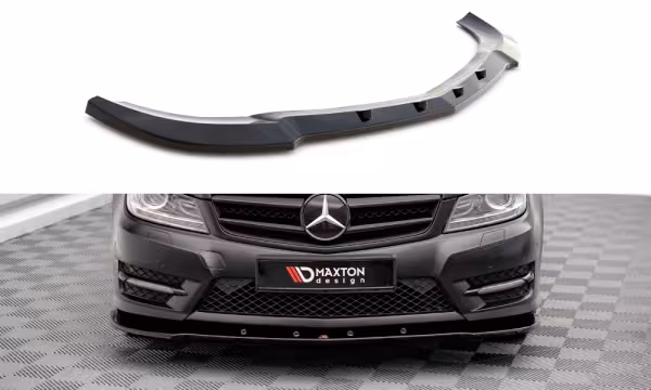 Front Splitter V.2 Mercedes-Benz C Coupe / Sedan / Estate AMG-Line C204 / W204 Facelift / S204 Facelift