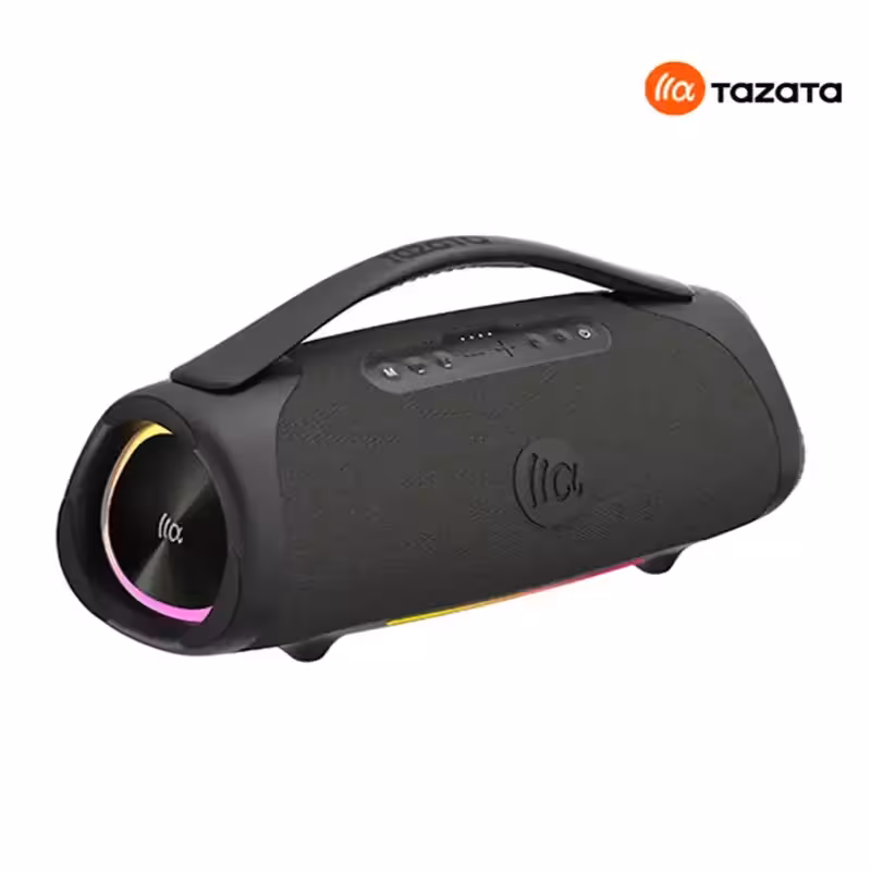 اسپیکر قابل حمل تازاتا طوسی مدل Tazata Boomblast MaxC Gray