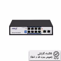 خرید و قیمت سوئیچ شبکه POE هشت پورت HR900-AF-82GN _ فنون امن