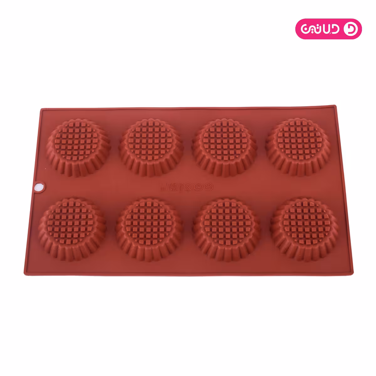 قالب سیلیکون ممتاز مافین تارت 8 خانه super mart