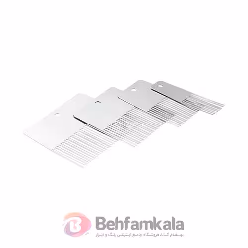 ابزار پتینه طرح شیار فلزى کد SF8113 مجموعه 4 عددی GSB