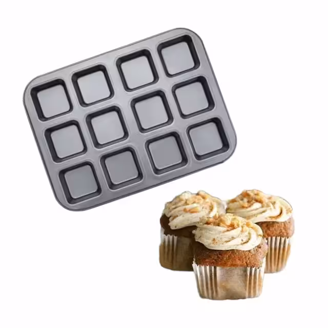 قالب تفلون مافین مربعی معمولی