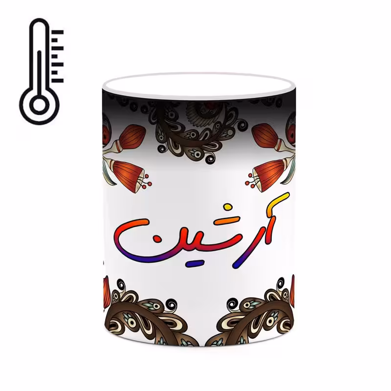 ماگ حرارتی   اسم آرشین  سنتی گل و بته کد mgh43478