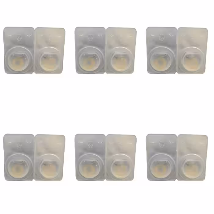 لنز چشم گریس شماره 14 رنگ عسلی خاکی مجموعه 6 عددی