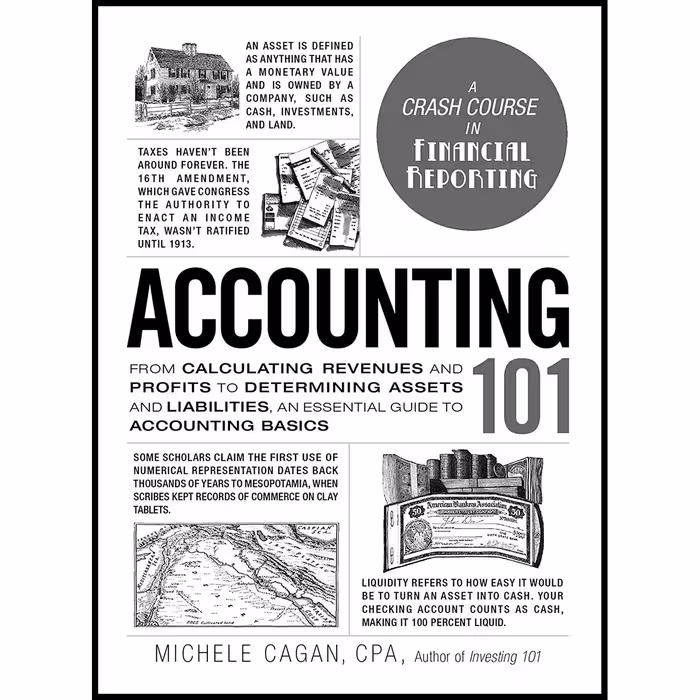 کتاب زبان اصلی Accounting  اثر Michele Cagan انتشارات Adams Media