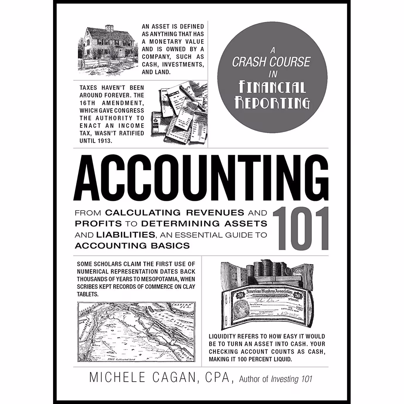 کتاب زبان اصلی Accounting اثر Michele Cagan انتشارات Adams Media