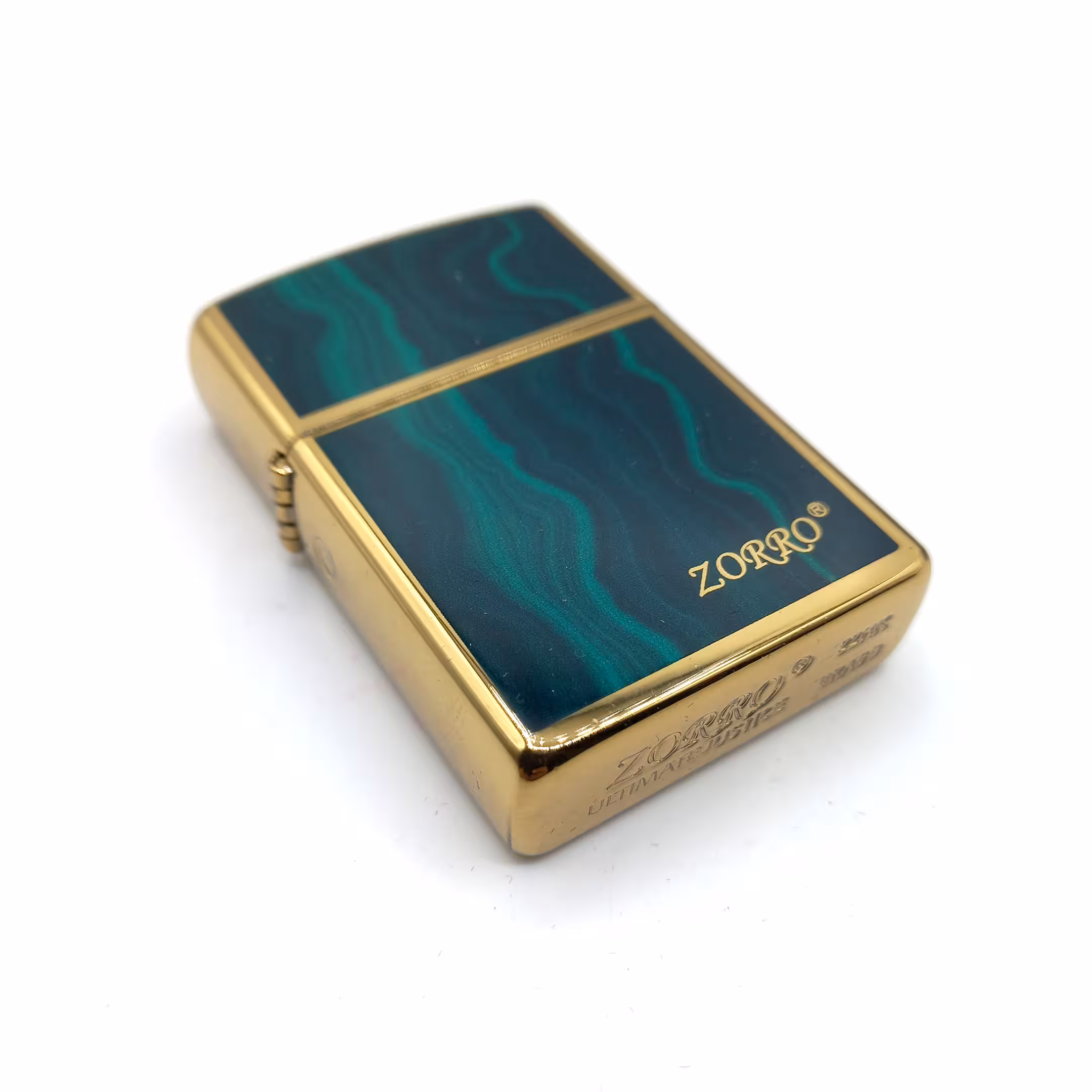 فندک بنزینی زورو سبز طلایی کد A130021