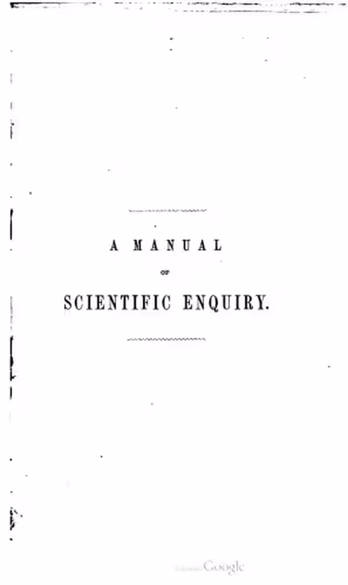 خرید و دانلود نسخه کامل کتاب A manual of scientific enquiry; prepared for the use of Her Majesty's Navy; and adapted for travellers in general