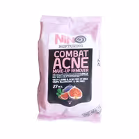 دستمال مرطوب پاک کننده آرایش ضد آکنه نینو