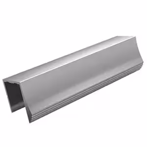 پروفیل دستگیره کمدی سارو  مدل WB-030                     سایز 3 متری   استیل خش دار