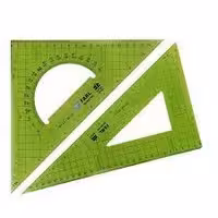 ست گونیا 30 درجه و 45 درجه مدل FB408  فابل مجموعه 2 عددی | FABL