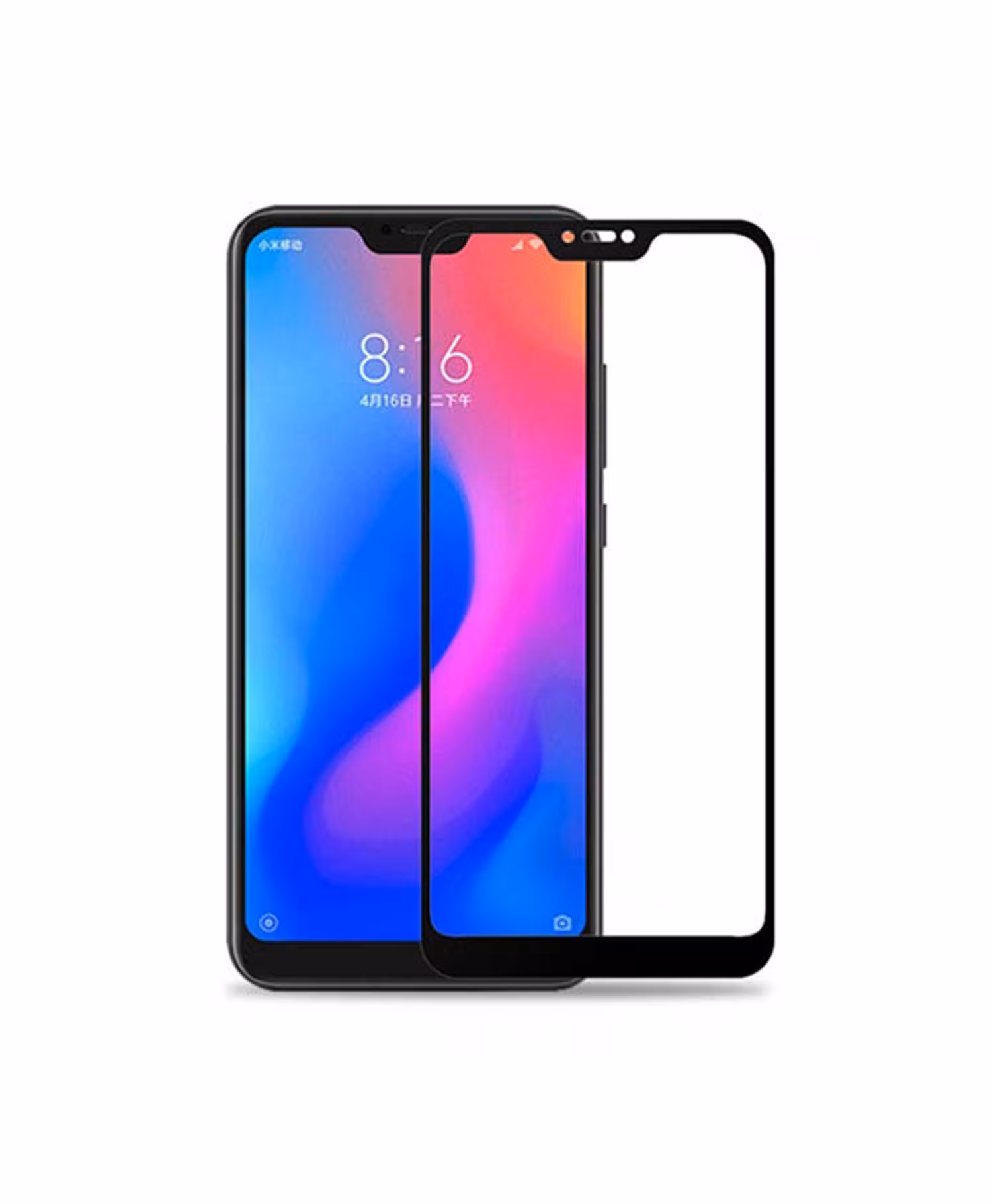محافظ تمام صفحه نمایش شیشه ای شیائومی A2